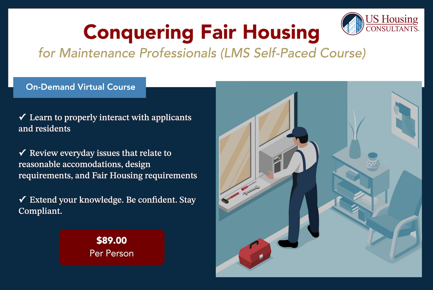 Conquering Fair Housing for Maintenance Self-Paced Course (LMS)