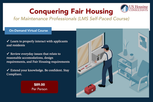 Conquering Fair Housing for Maintenance Self-Paced Course (LMS)