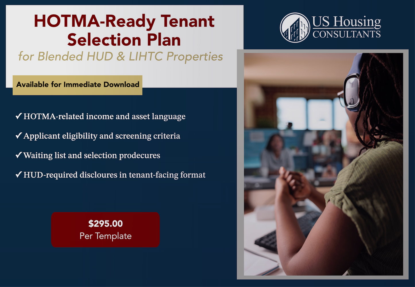 HOTMA-Ready Tenant Selection Plan for Blended HUD & LIHTC Properties