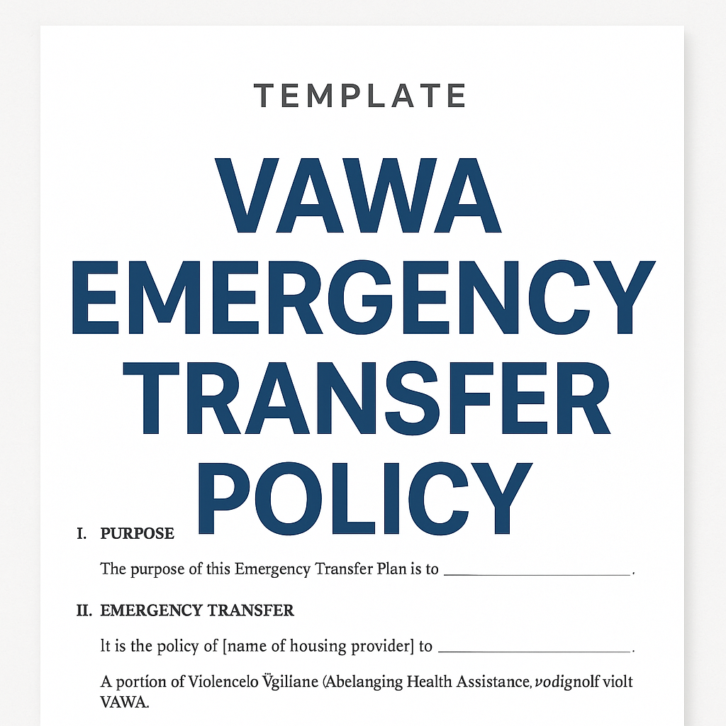 VAWA Emergency Transfer Template